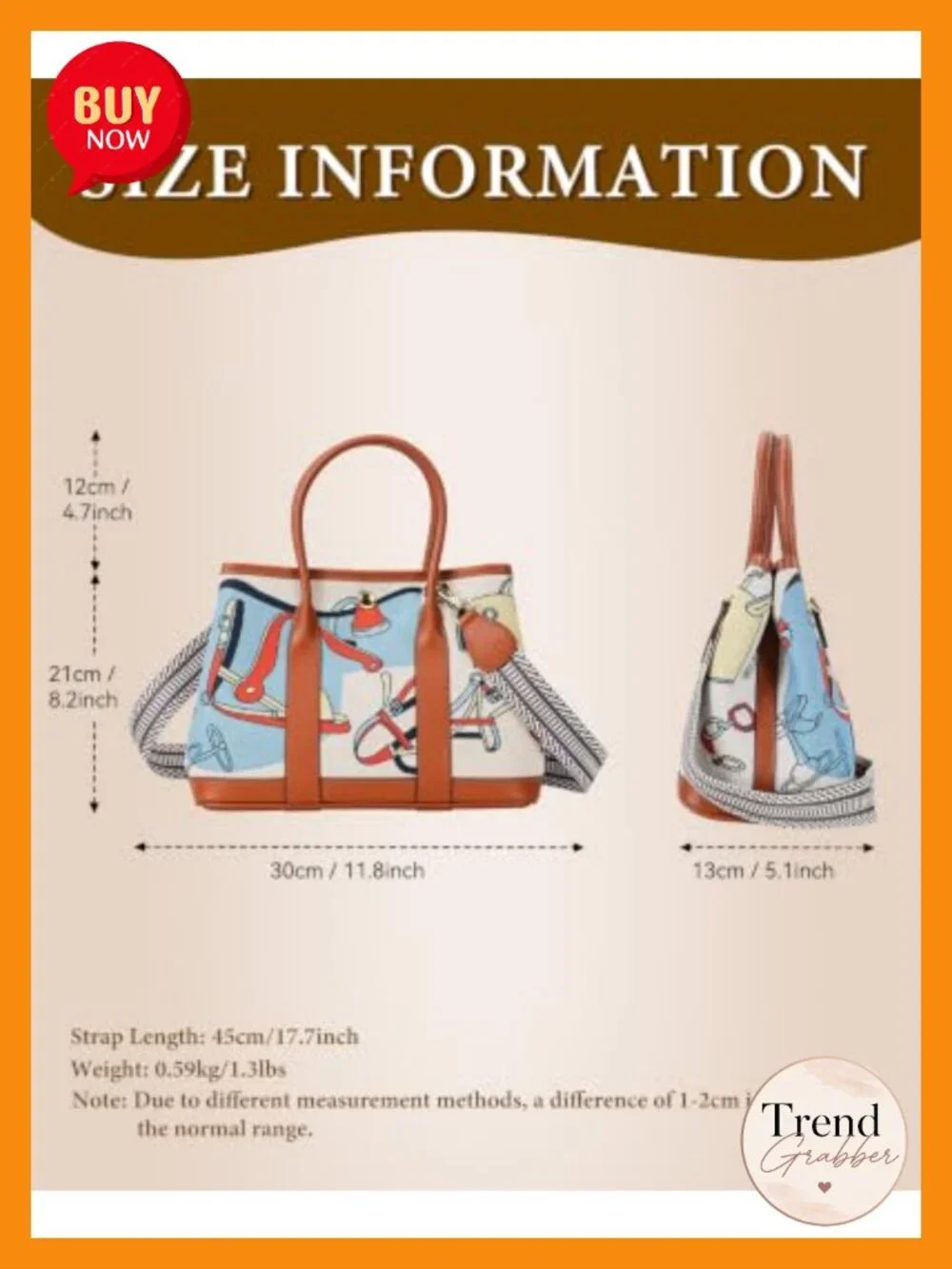 Bohemian Tapestry Print Satchel Tote with Faux Leather Trim & Detachable Strap